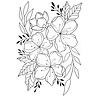 Woodware Floral Wonder Clear Stamp (JGS758) (OUTLET) Woodware Floral Wonder Clear Stamp (JGS758) (OUTLET)