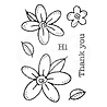 Woodware Daisies Clear Stamp (FRM020) (OUTLET) Woodware Daisies Clear Stamp (FRM020) (OUTLET)