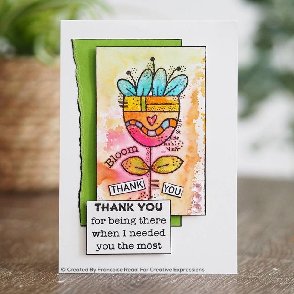 Woodware Blooming Clear Stamp (FRS859) (OUTLET) Woodware Blooming Clear Stamp (FRS859) (OUTLET)