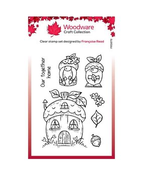 Woodware Acorn Gnomes Clear Stamp (FRS879) (OUTLET) Woodware Acorn Gnomes Clear Stamp (FRS879) (OUTLET)