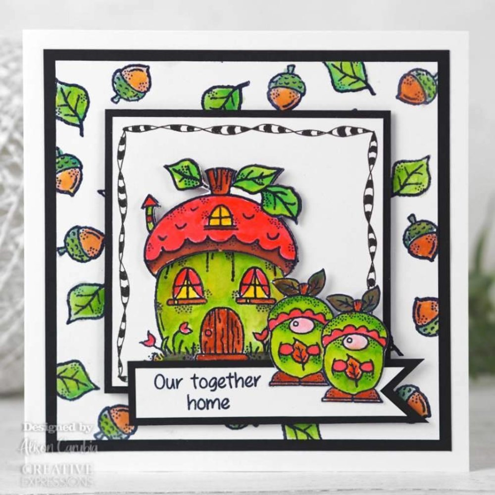 Woodware Acorn Gnomes Clear Stamp (FRS879) (OUTLET) Woodware Acorn Gnomes Clear Stamp (FRS879) (OUTLET)