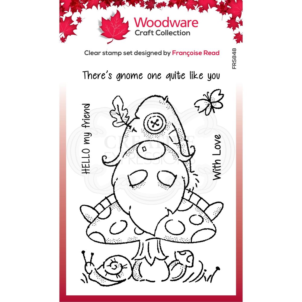 Woodware Forest Gnome Clear Stamp (FRS848) (OUTLET) Woodware Forest Gnome Clear Stamp (FRS848) (OUTLET)