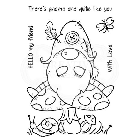 Woodware Forest Gnome Clear Stamp (FRS848) (OUTLET) Woodware Forest Gnome Clear Stamp (FRS848) (OUTLET)
