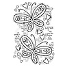 Woodware Butterfly Confetti Clear Stamp (FRS853) (OUTLET) Woodware Butterfly Confetti Clear Stamp (FRS853) (OUTLET)