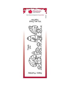 Woodware Mushy Friends Clear Stamp (FRS413) (OUTLET) Woodware Mushy Friends Clear Stamp (FRS413) (OUTLET)