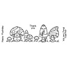 Woodware Mushy Friends Clear Stamp (FRS413) (OUTLET) Woodware Mushy Friends Clear Stamp (FRS413) (OUTLET)