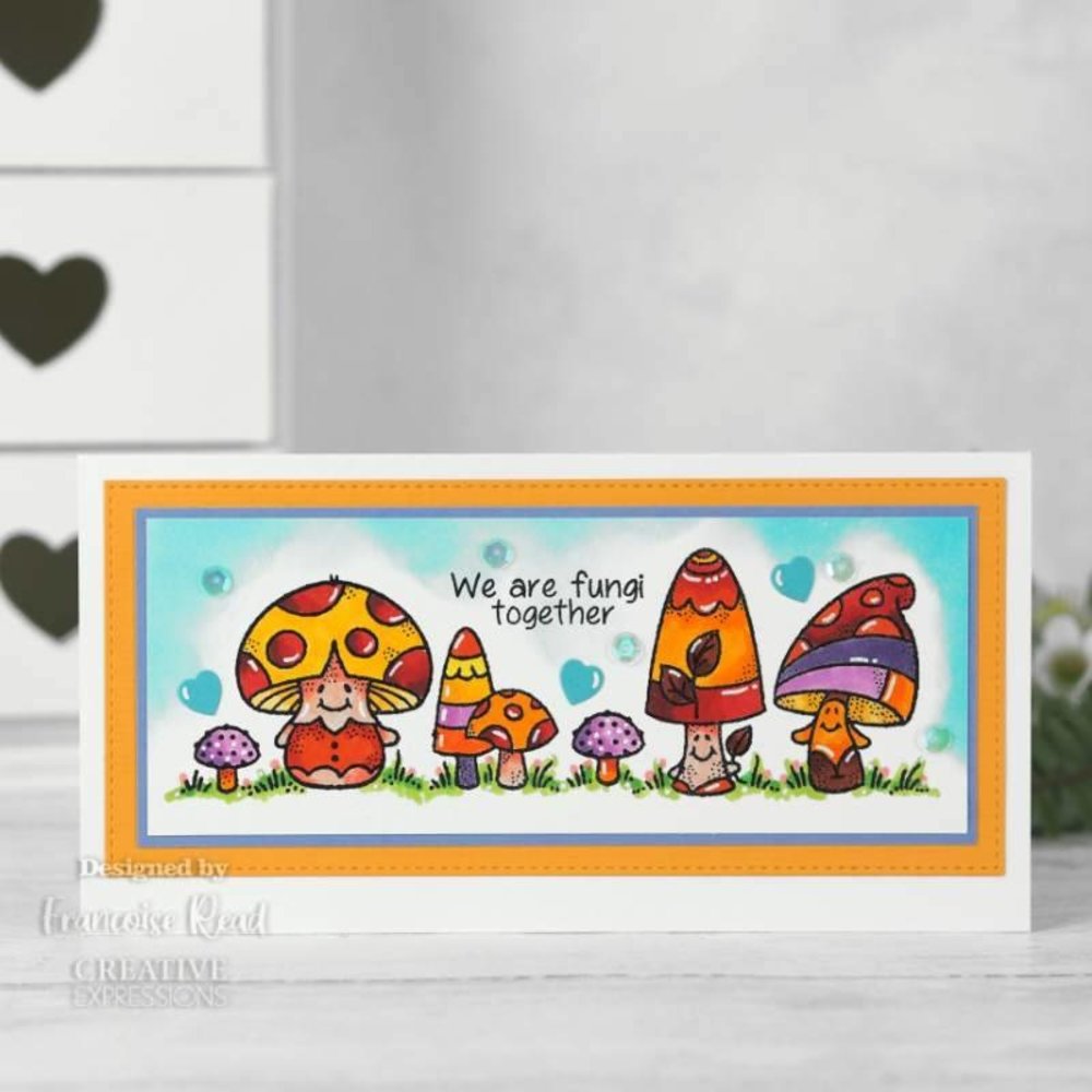 Woodware Mushy Friends Clear Stamp (FRS413) (OUTLET) Woodware Mushy Friends Clear Stamp (FRS413) (OUTLET)