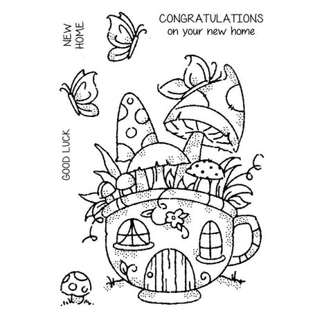 Woodware Mushroom Cup Clear Stamp (FRS882) (OUTLET) Woodware Mushroom Cup Clear Stamp (FRS882) (OUTLET)