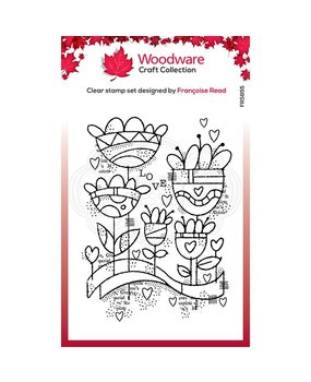 Woodware Love Garden Clear Stamp (FRS855) (OUTLET) Woodware Love Garden Clear Stamp (FRS855) (OUTLET)