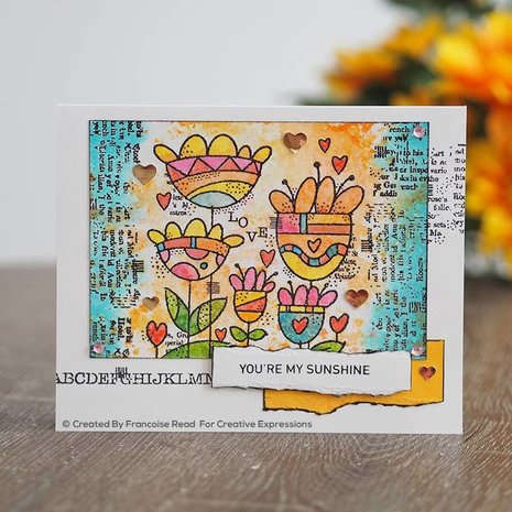 Woodware Love Garden Clear Stamp (FRS855) (OUTLET) Woodware Love Garden Clear Stamp (FRS855) (OUTLET)