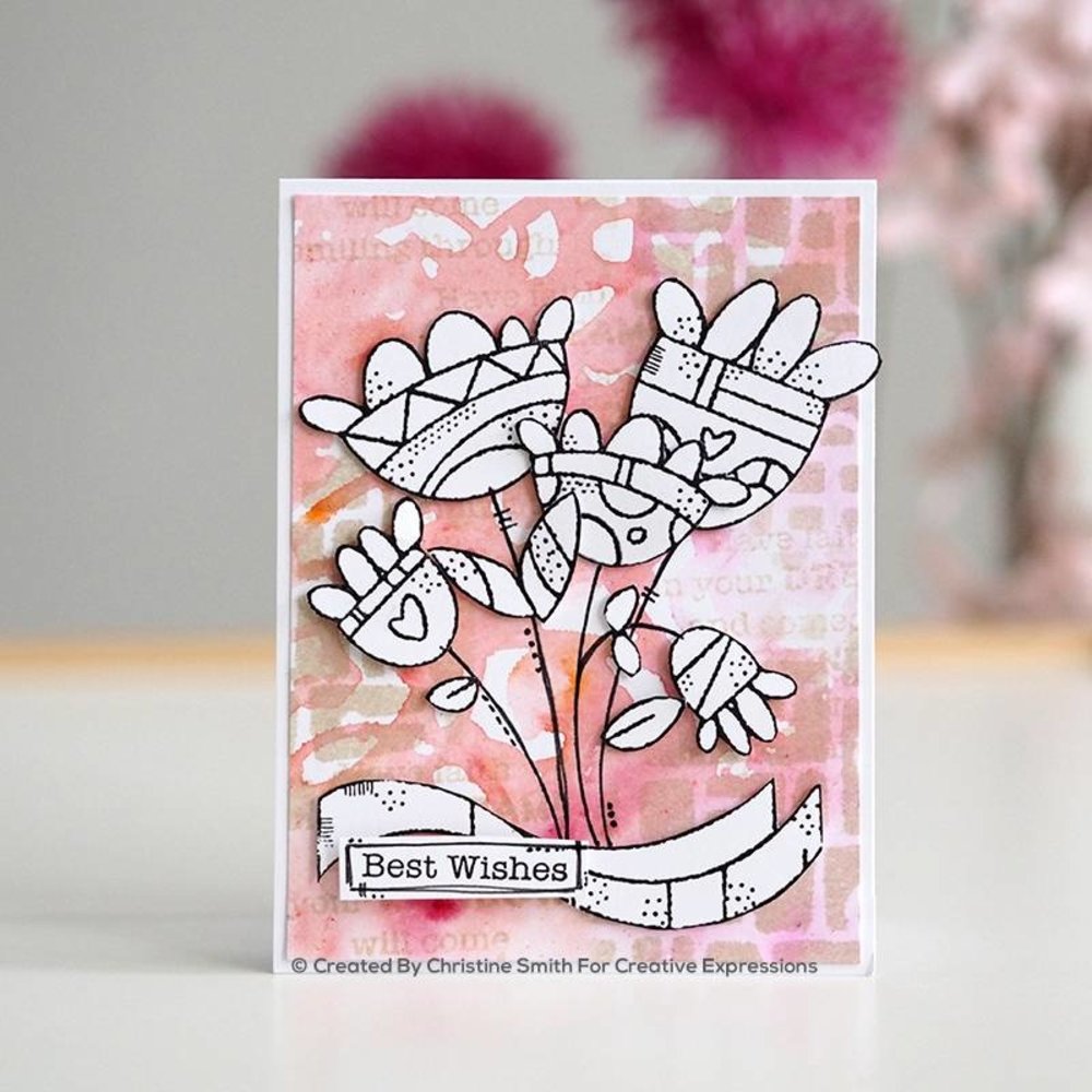 Woodware Love Garden Clear Stamp (FRS855) (OUTLET) Woodware Love Garden Clear Stamp (FRS855) (OUTLET)
