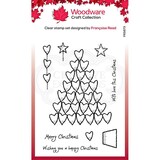 Woodware Heart Tree Clear Stamp (FRS873) (OUTLET)