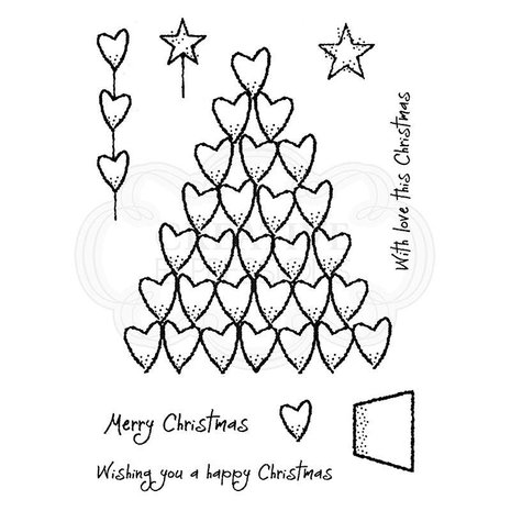 Woodware Heart Tree Clear Stamp (FRS873) (OUTLET) Woodware Heart Tree Clear Stamp (FRS873) (OUTLET)