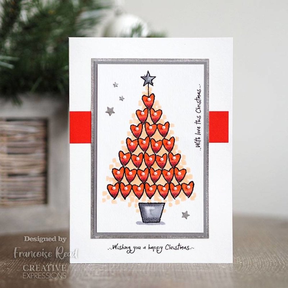 Woodware Heart Tree Clear Stamp (FRS873) (OUTLET) Woodware Heart Tree Clear Stamp (FRS873) (OUTLET)