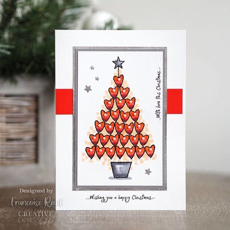 Woodware Heart Tree Clear Stamp (FRS873) (OUTLET) Woodware Heart Tree Clear Stamp (FRS873) (OUTLET)