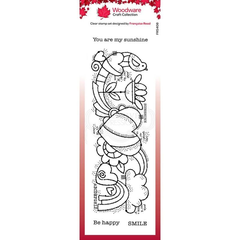 Woodware Heart Border Clear Stamp (FRS408) (OUTLET) Woodware Heart Border Clear Stamp (FRS408) (OUTLET)
