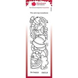 Woodware Heart Border Clear Stamp (FRS408) (OUTLET)