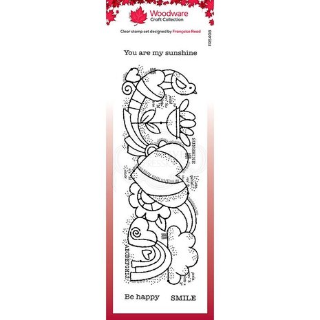 Woodware Heart Border Clear Stamp (FRS408) (OUTLET) Woodware Heart Border Clear Stamp (FRS408) (OUTLET)