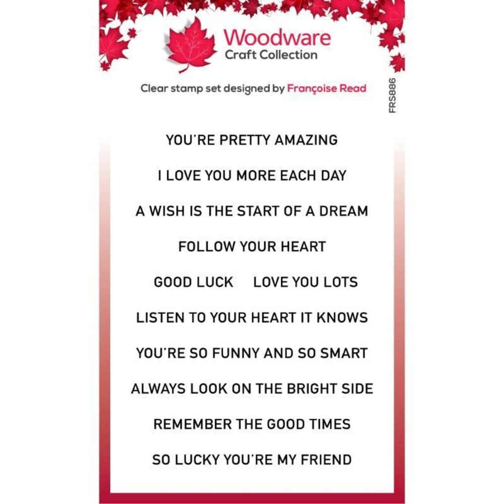 Woodware Happy Strips Clear Stamp (FRS886) (OUTLET) Woodware Happy Strips Clear Stamp (FRS886) (OUTLET)