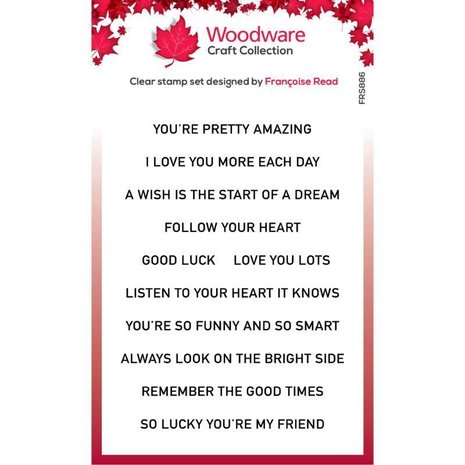 Woodware Happy Strips Clear Stamp (FRS886) (OUTLET) Woodware Happy Strips Clear Stamp (FRS886) (OUTLET)