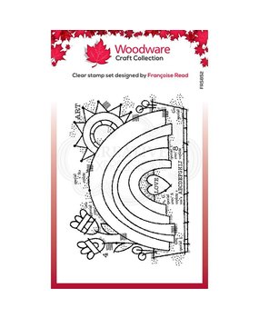 Woodware Garden Rainbow Clear Stamp (FRS852) (OUTLET) Woodware Garden Rainbow Clear Stamp (FRS852) (OUTLET)