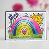 Woodware Garden Rainbow Clear Stamp (FRS852) (OUTLET) Woodware Garden Rainbow Clear Stamp (FRS852) (OUTLET)