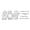 Woodware Three Gnomes Clear Stamp (FRS406) (OUTLET) Woodware Three Gnomes Clear Stamp (FRS406) (OUTLET)