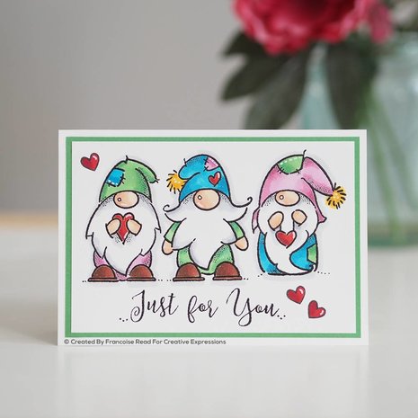 Woodware Three Gnomes Clear Stamp (FRS406) (OUTLET) Woodware Three Gnomes Clear Stamp (FRS406) (OUTLET)