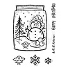 Woodware Snow Jar Clear Stamp (FRS869) (OUTLET) Woodware Snow Jar Clear Stamp (FRS869) (OUTLET)