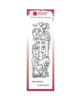 Woodware Rainbow House Clear Stamp (FRS409) (OUTLET) Woodware Rainbow House Clear Stamp (FRS409) (OUTLET)