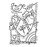 Woodware Rainbow Heart Clear Stamp (FRS856) (OUTLET) Woodware Rainbow Heart Clear Stamp (FRS856) (OUTLET)