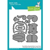 Lawn Fawn Tiny Gift Box Skunk Add-On Dies (LF2737) (OUTLET)