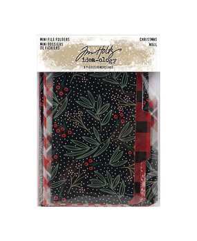 Idea-ology Tim Holtz Christmas Mini File Folders (TH94191) (DISCONTINUED)