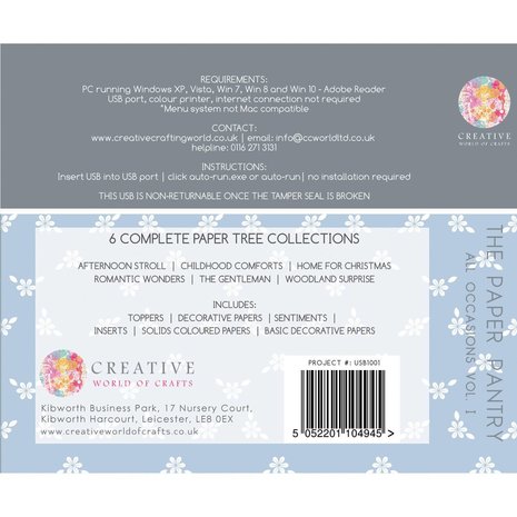 The Paper Tree The Paper Pantry All Occasions Vol 1 USB Collection (USB1001) (OUTLET) The Paper Tree The Paper Pantry All Occasions Vol 1 USB Collection (USB1001) (OUTLET)