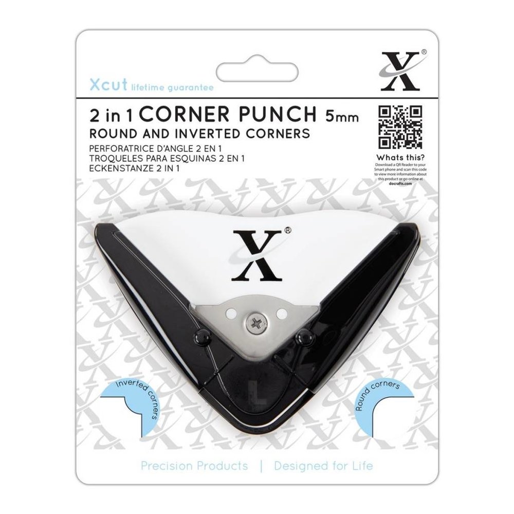 Xcut Corner Punch - 2 in 1 (5mm Radius) (XCU 257002) Xcut Corner Punch - 2 in 1 (5mm Radius) (XCU 257002)