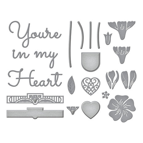 Spellbinders Primrose Heart Façade Etched Dies (S5-484) (OUTLET) Spellbinders Primrose Heart Façade Etched Dies (S5-484) (OUTLET)
