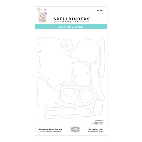 Spellbinders Primrose Heart Façade Etched Dies (S5-484) (OUTLET) Spellbinders Primrose Heart Façade Etched Dies (S5-484) (OUTLET)