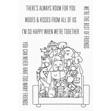 My Favorite Things Best Dog Friends Clear Stamps (CS-631) (OUTLET)