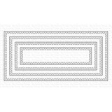 My Favorite Things Mini Slimline Double Stitched Rectangle STAX Die-namics (MFT-2160) (OUTLET)