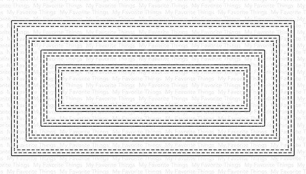 My Favorite Things Mini Slimline Double Stitched Rectangle STAX Die-namics (MFT-2160) (OUTLET) My Favorite Things Mini Slimline Double Stitched Rectangle STAX Die-namics (MFT-2160) (OUTLET)