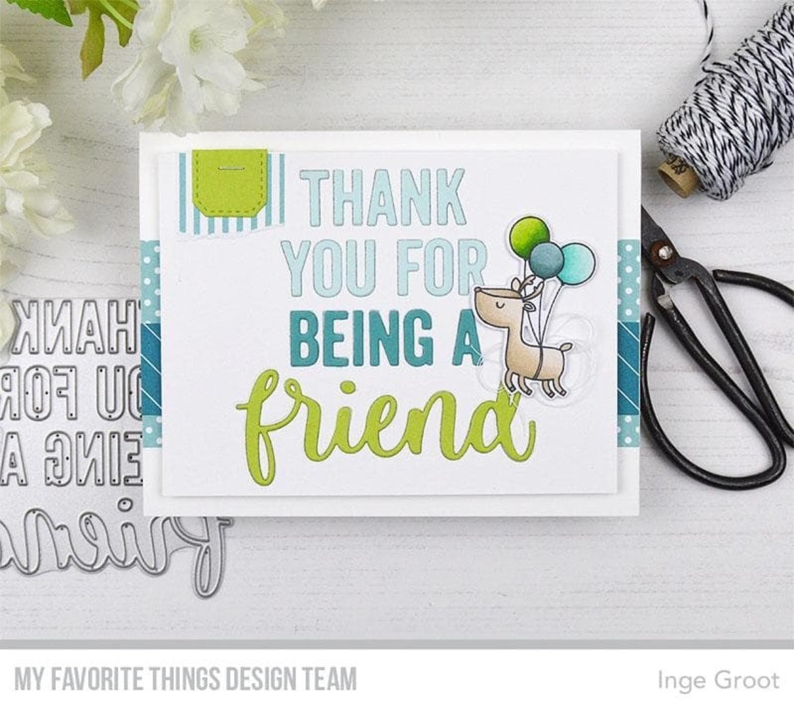 My Favorite Things Thank You for Being a Friend Die-namics (MFT-2162) (OUTLET)