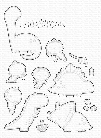 My Favorite Things Babysaurus Die-namics (MFT-2151) (OUTLET)
