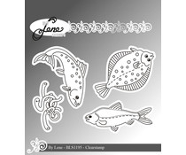 By Lene Fish Clear Stamps (BLS1195)