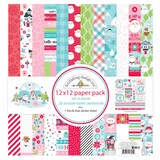 Doodlebug Design Let It Snow 12x12 Inch Paper Pack (7539) (DISCONTINUED)