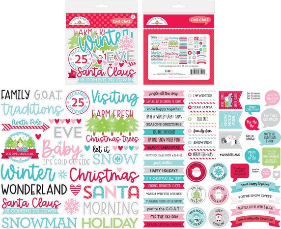 Doodlebug Design Let It Snow Chit Chat (7521) (OUTLET) Doodlebug Design Let It Snow Chit Chat (7521) (OUTLET)