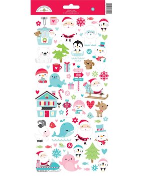 Doodlebug Design Let It Snow Icons Stickers (7524) (DISCONTINUED)