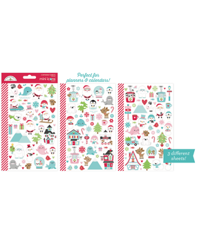 Doodlebug Design Let It Snow Mini Icons Sticker (7514) (DISCONTINUED)