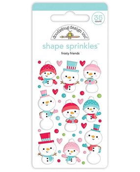 Doodlebug Design Frosty Friends Shape Sprinkles (7501) (DISCONTINUED)