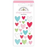 Doodlebug Design Heart Warming Shape Sprinkles (7503) (DISCONTINUED)