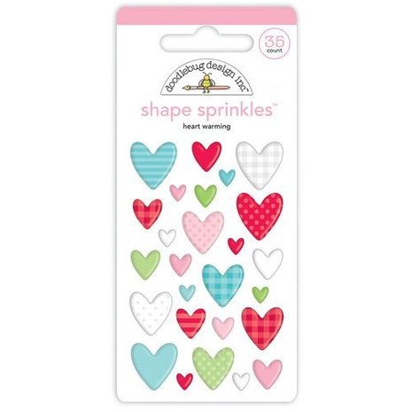 Doodlebug Design Heart Warming Shape Sprinkles (7503) (DISCONTINUED) Doodlebug Design Heart Warming Shape Sprinkles (7503) (DISCONTINUED)